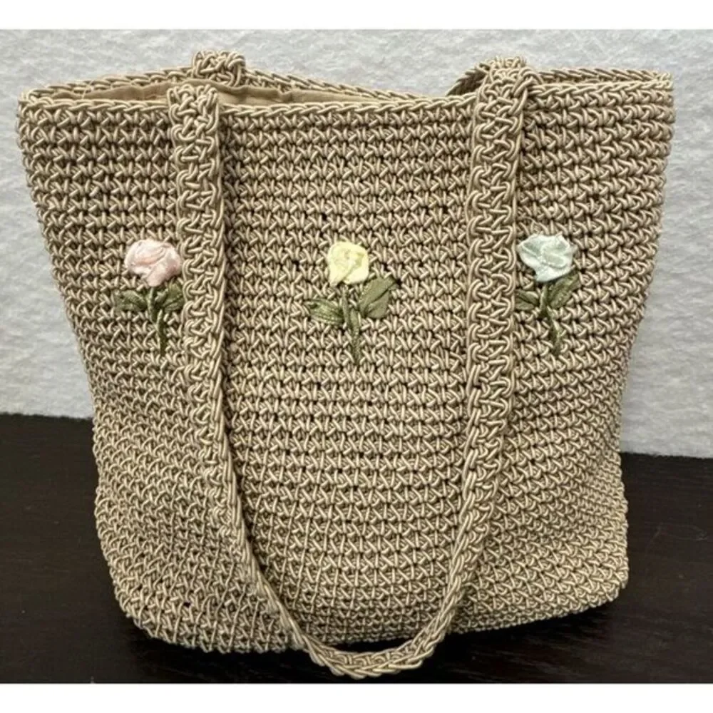 Little Girl's  Small Crochet Tote Bag‎